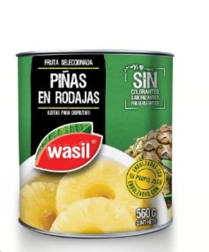 pilña en rodajas